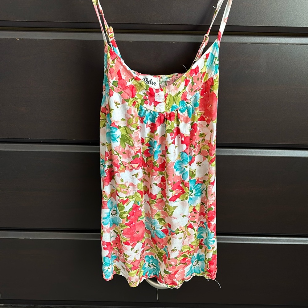 Pulse Boutique Lost in the Flowers Tank Top